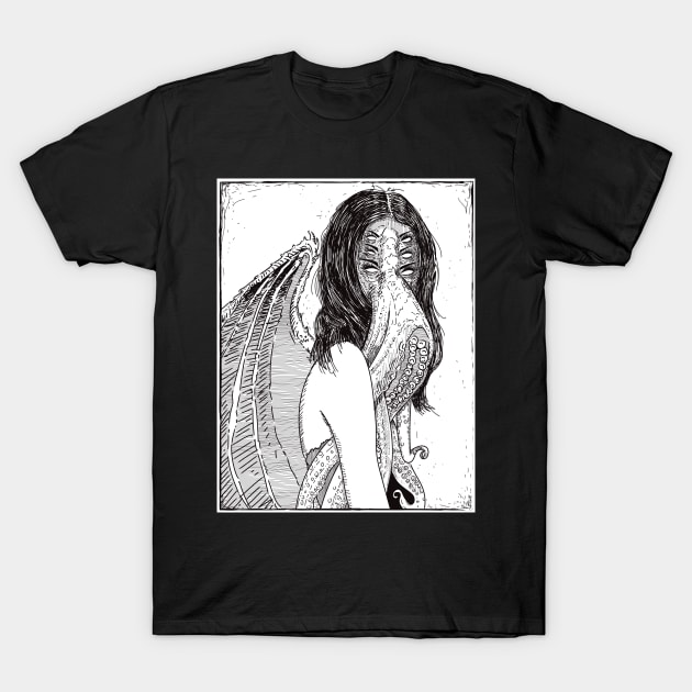 Cthulhu Girl T-Shirt by MEWETT